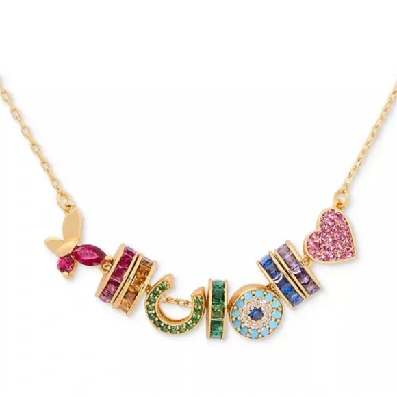 Kate‎ Spade Rainbow Joy Charm Necklace NWT